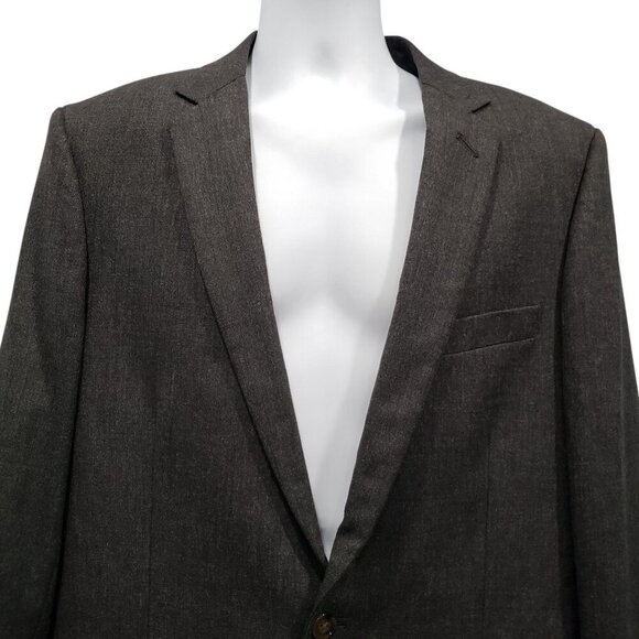 J. CREW Thompson Blazer Suit Jacket Flex Worsted Wool Mens 42L Long Gray Preppy - Picture 2 of 12